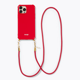 Flame Red Phone Cord long