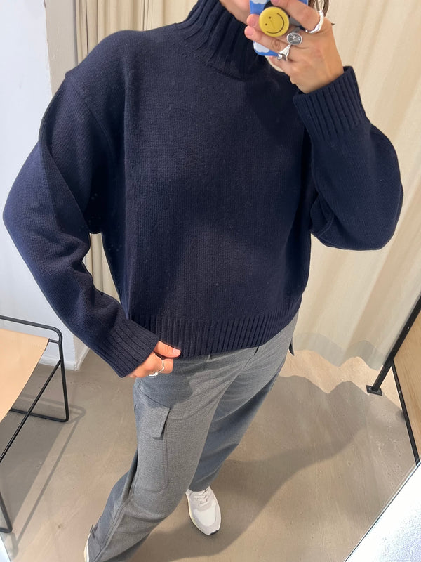 Ina Turtleneck Pullover navy