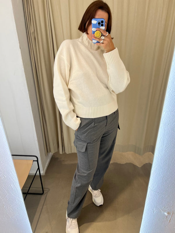 Ina Turtleneck Pullover offwhite