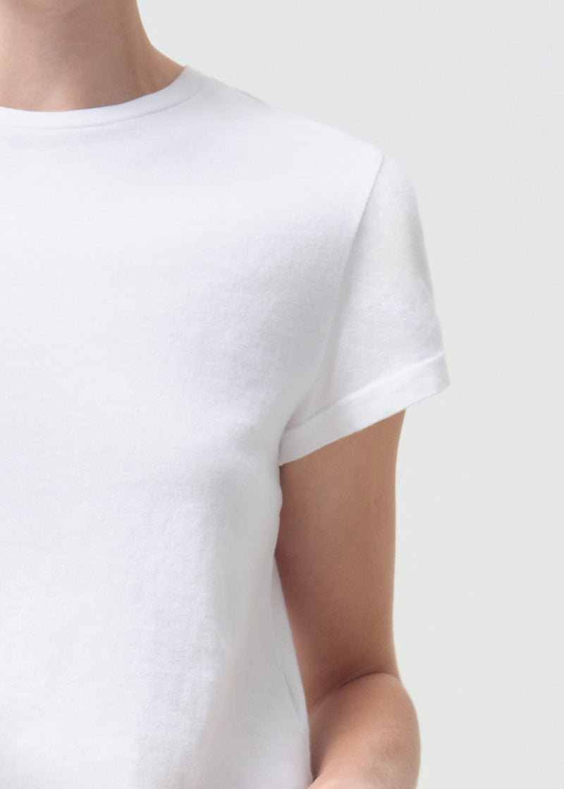 Adine Shrunken Tee white