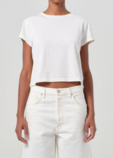 Adine Shrunken Tee white ash