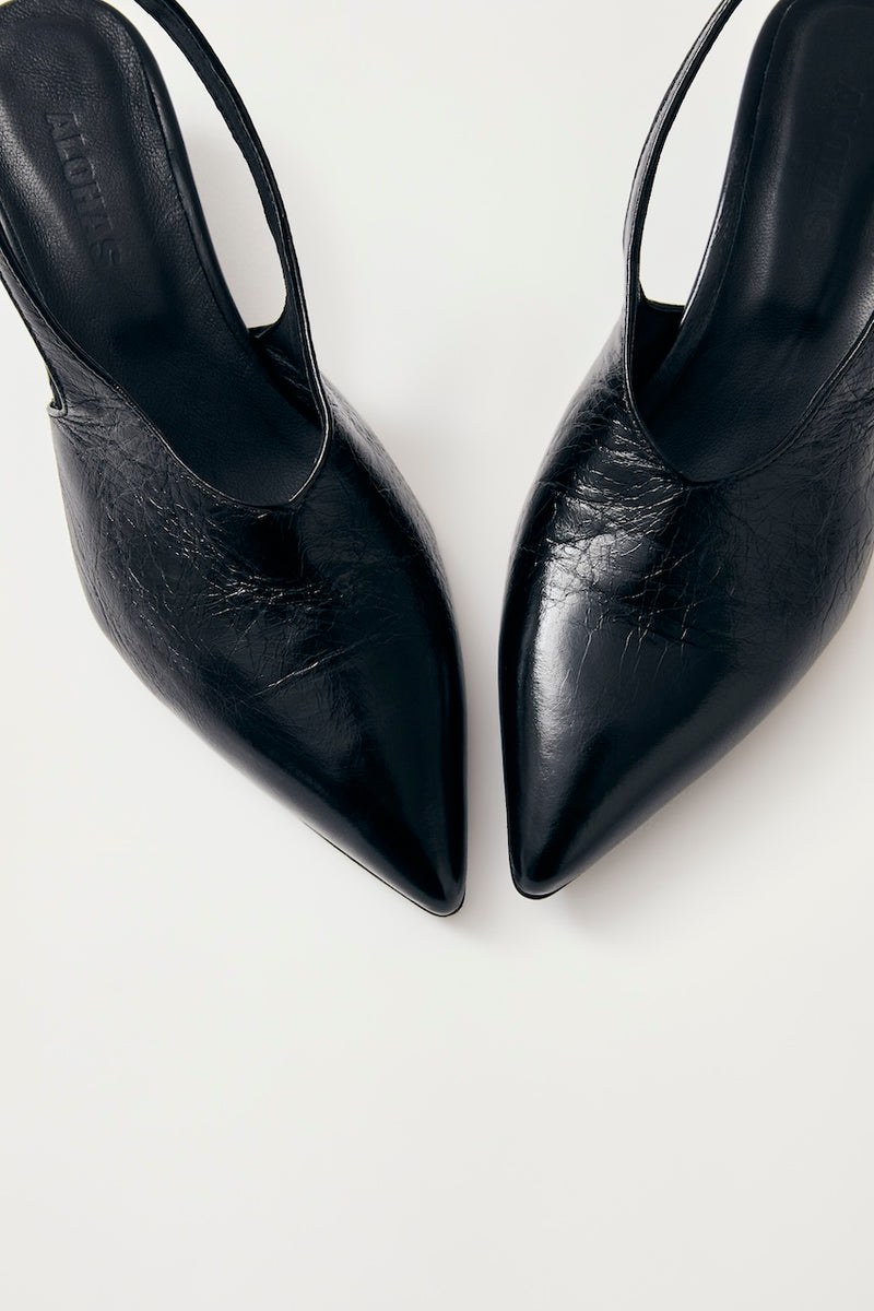 Eros Leather Mules black