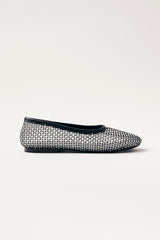 Lorain Mesh Glow Ballet Flats black