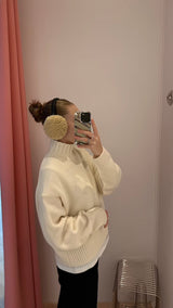 Esme Bouclette Earmuffs sand