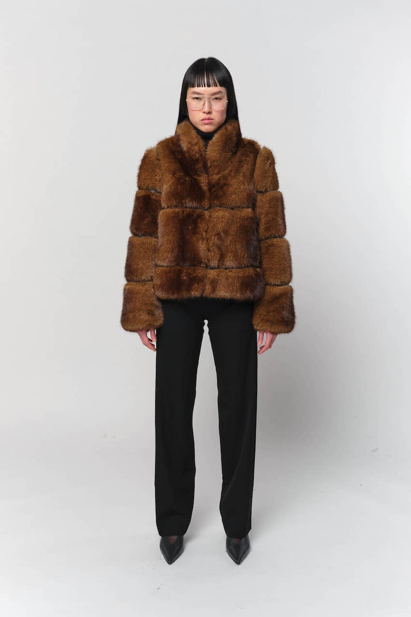 Sai Mink Short Coat mink