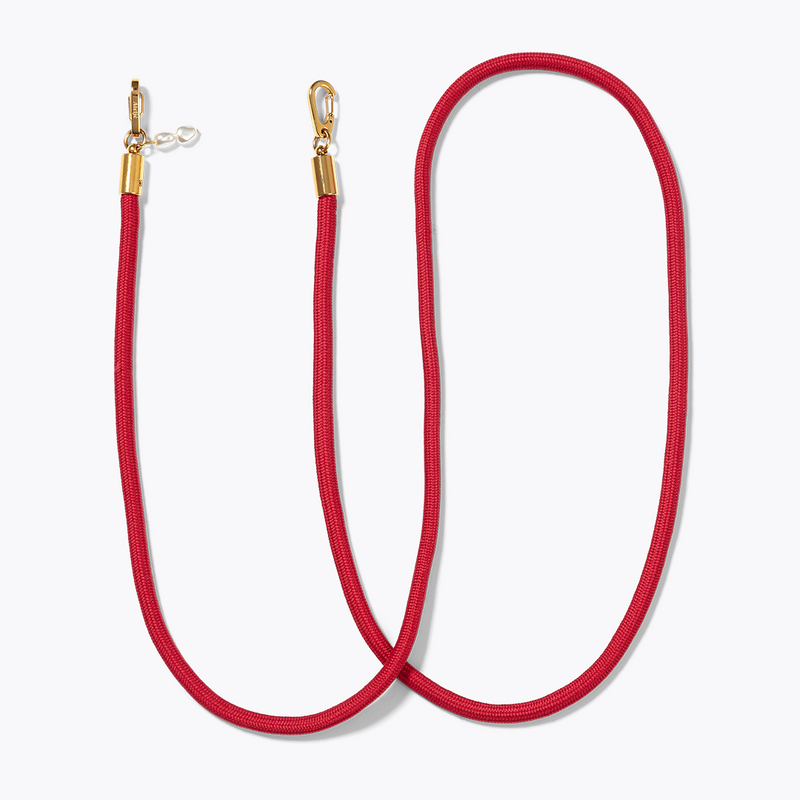 Flame Red Phone Cord long