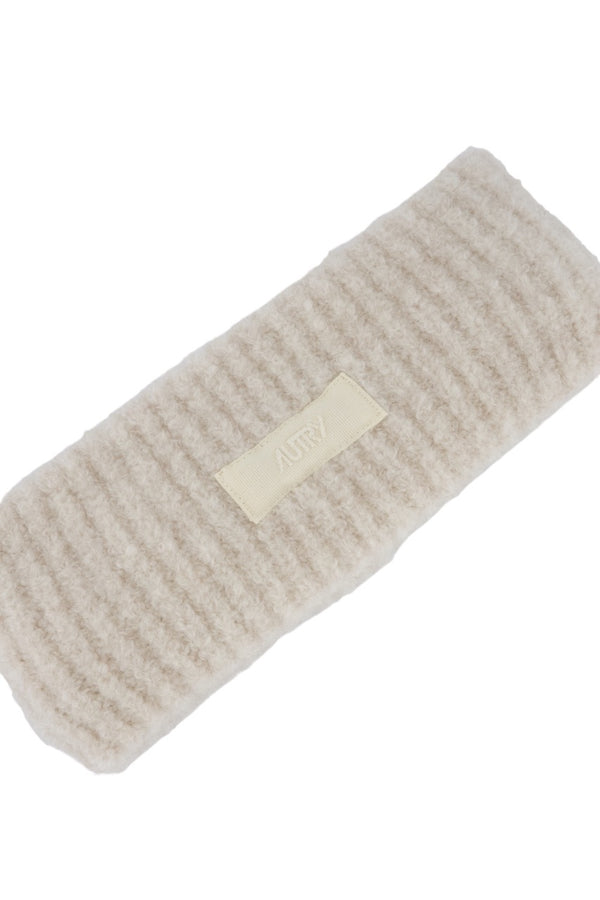 Headband Unisex wool white