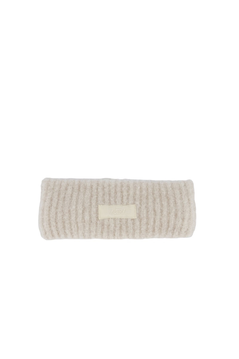 Headband Unisex wool white