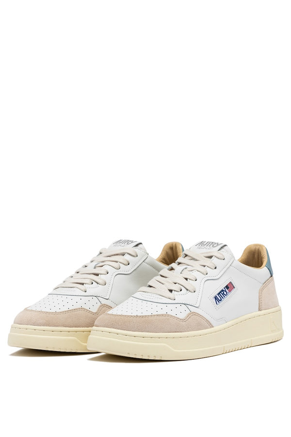 Autry Medalist Sneaker suede white silver blue