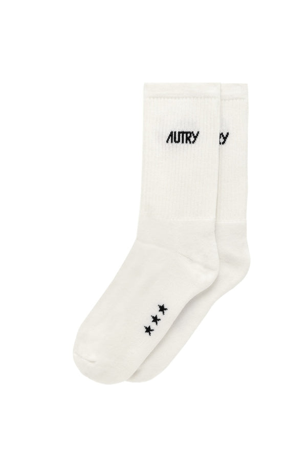 Socks Main Unisex Stars cream/black