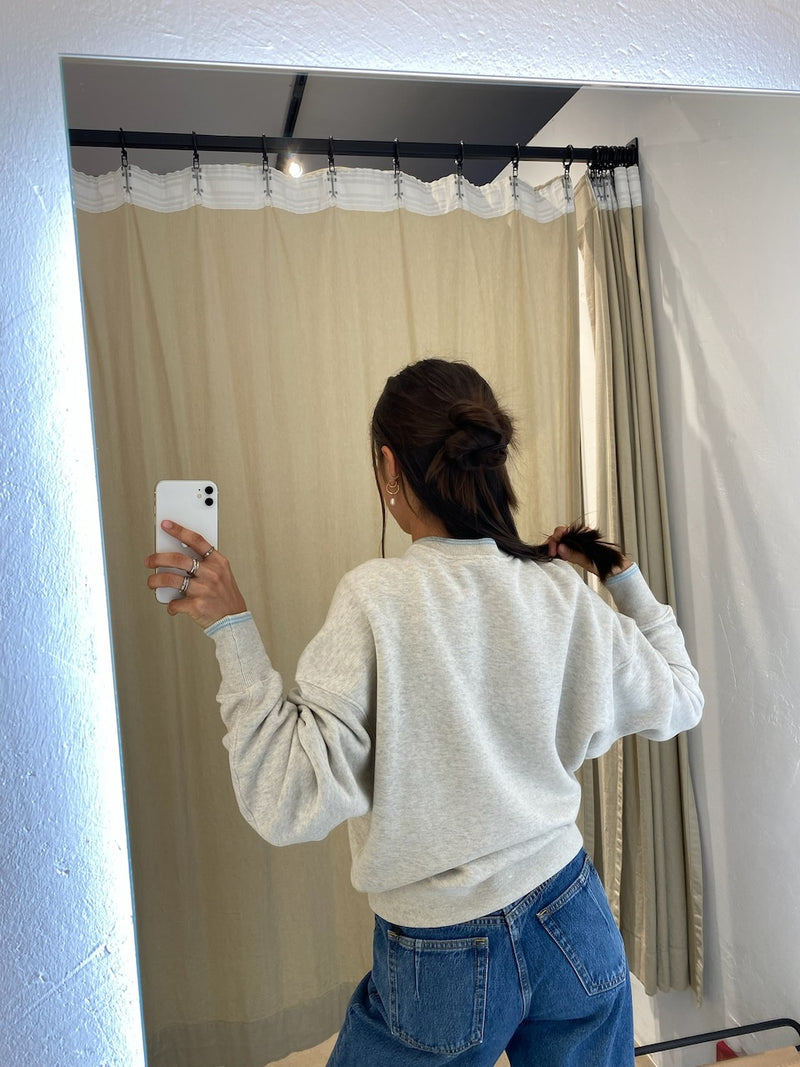 Sweatshirt melange sky