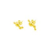 Dot Pin Earrings gold