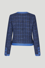 Beate Jacket blue boucle