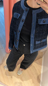 Beate Jacket blue boucle