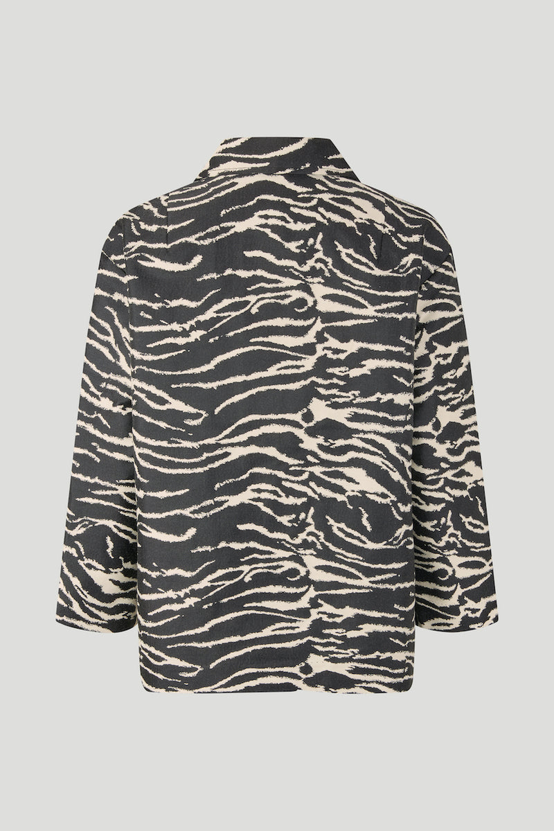 Bessie Jacket black whisper zebra