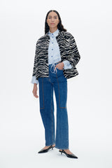 Bessie Jacket black whisper zebra