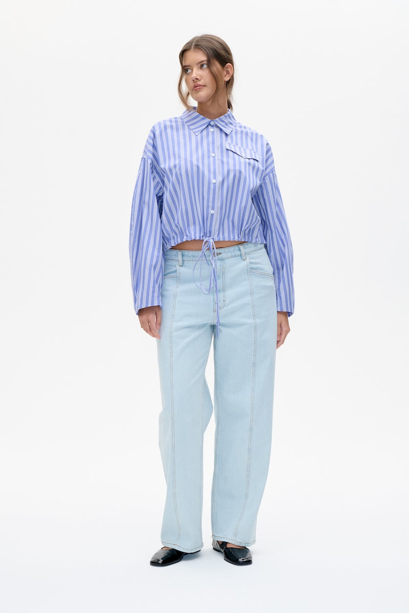 Bryce Shirt wedge blue stripe