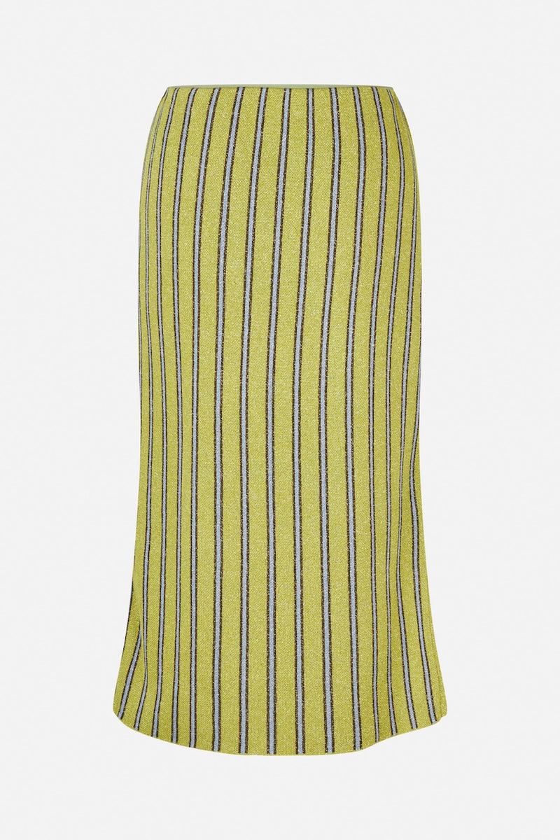 Cilia Midiskirt lux dark citron