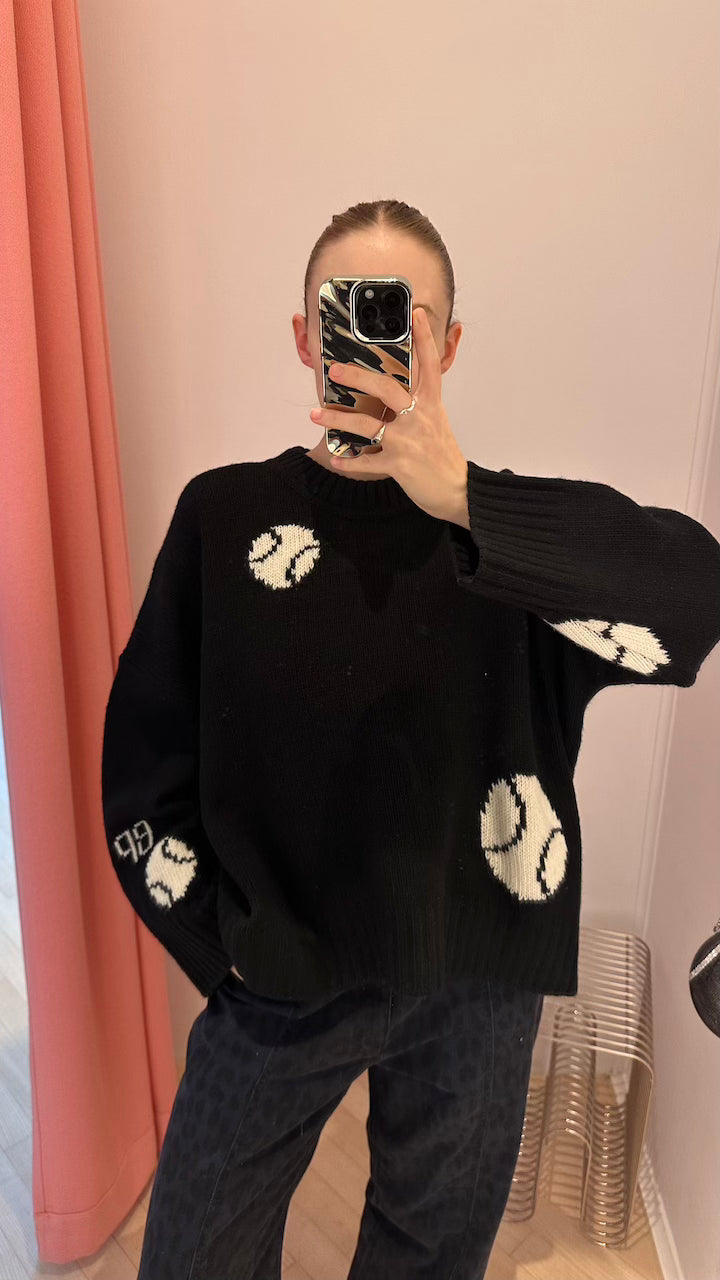 Crissa Sweater black tennisball