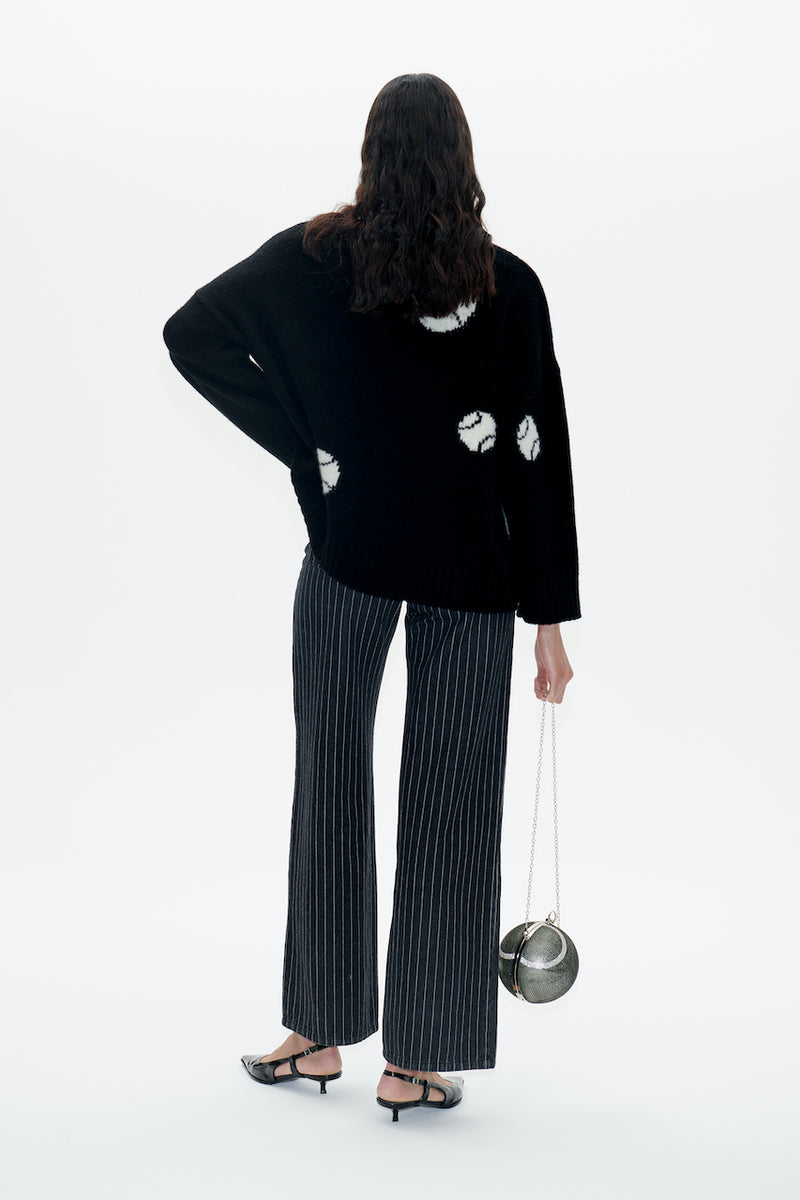 Crissa Sweater black tennisball