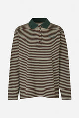 Jeanni Polo brown polo stripe