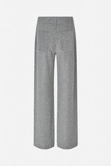 Jya Pants silver lurex pinstripe