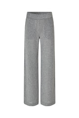 Jya Pants silver lurex pinstripe