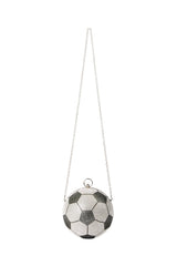 Kenza Bag jet crystal football