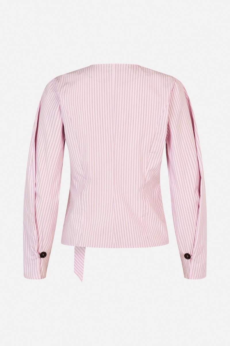 Millea Blouse lilac snow stripe