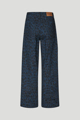 Nara Pants blue leopard