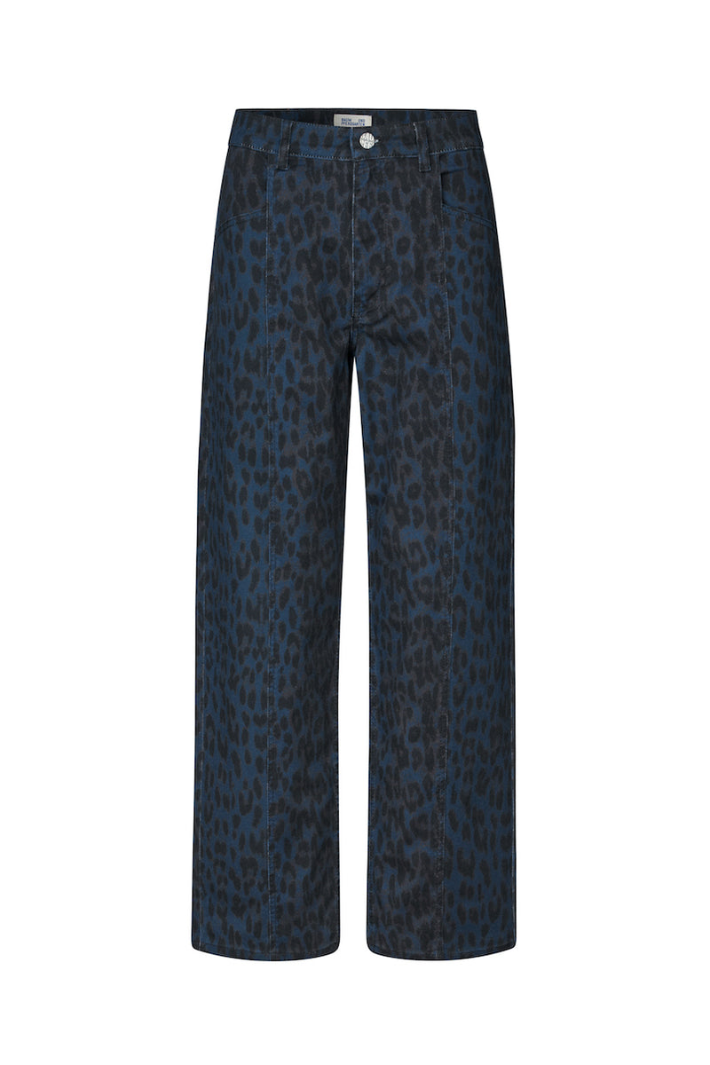 Nara Pants blue leopard