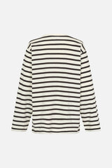 Jeevana Longsleeve black whisper stripes