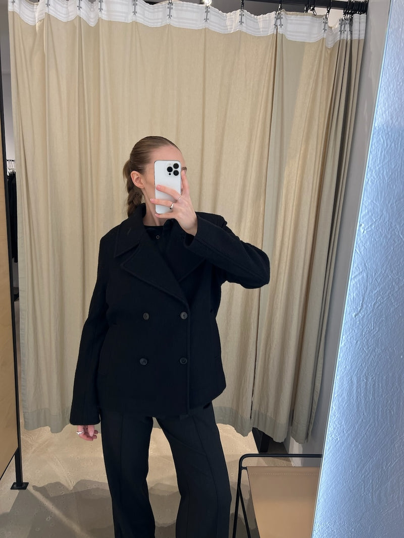 Agnes Pea Coat black