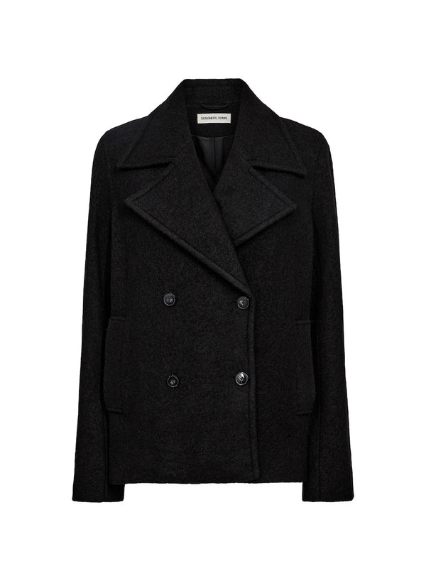 Agnes Pea Coat black