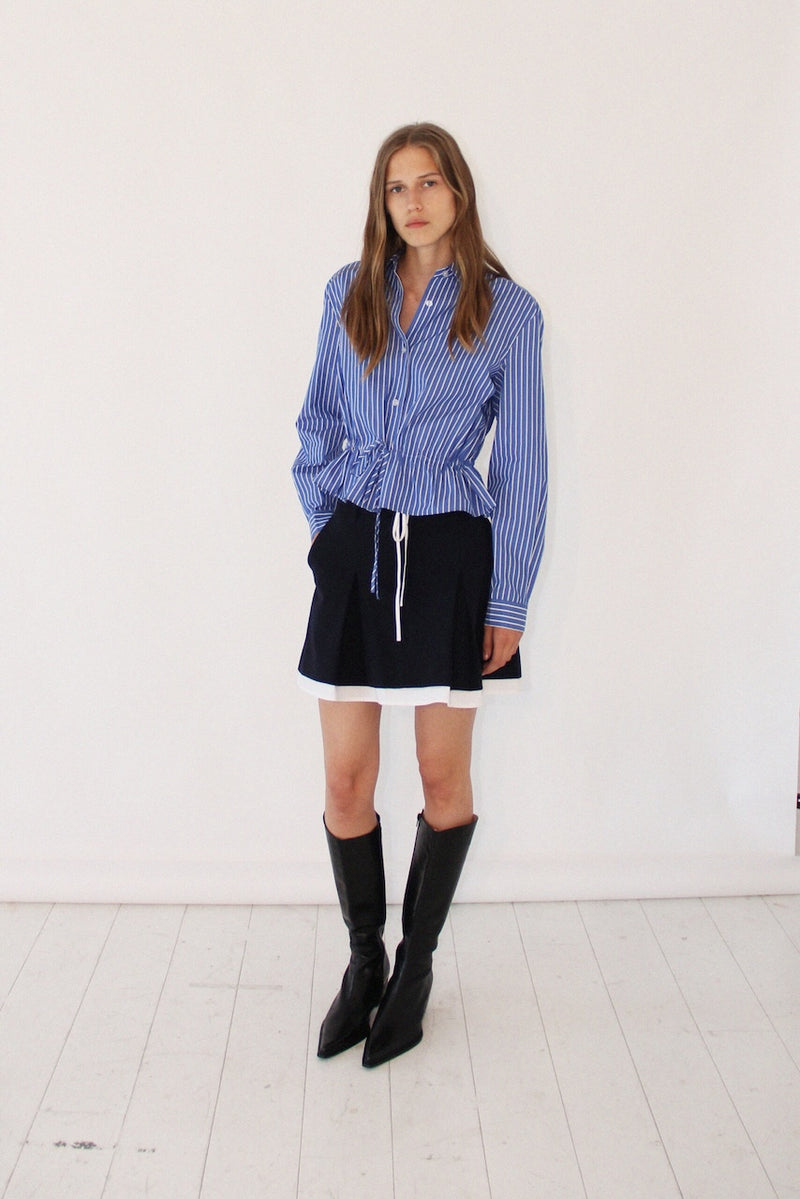 Arthur Waist Shirt blue/white stripe