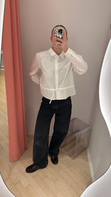 Claire Waist Shirt white