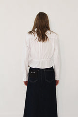 Claire Waist Shirt white