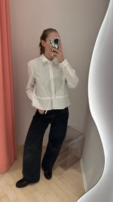 Claire Waist Shirt white