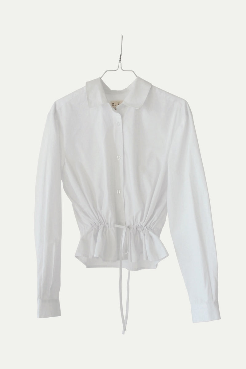 Claire Waist Shirt white