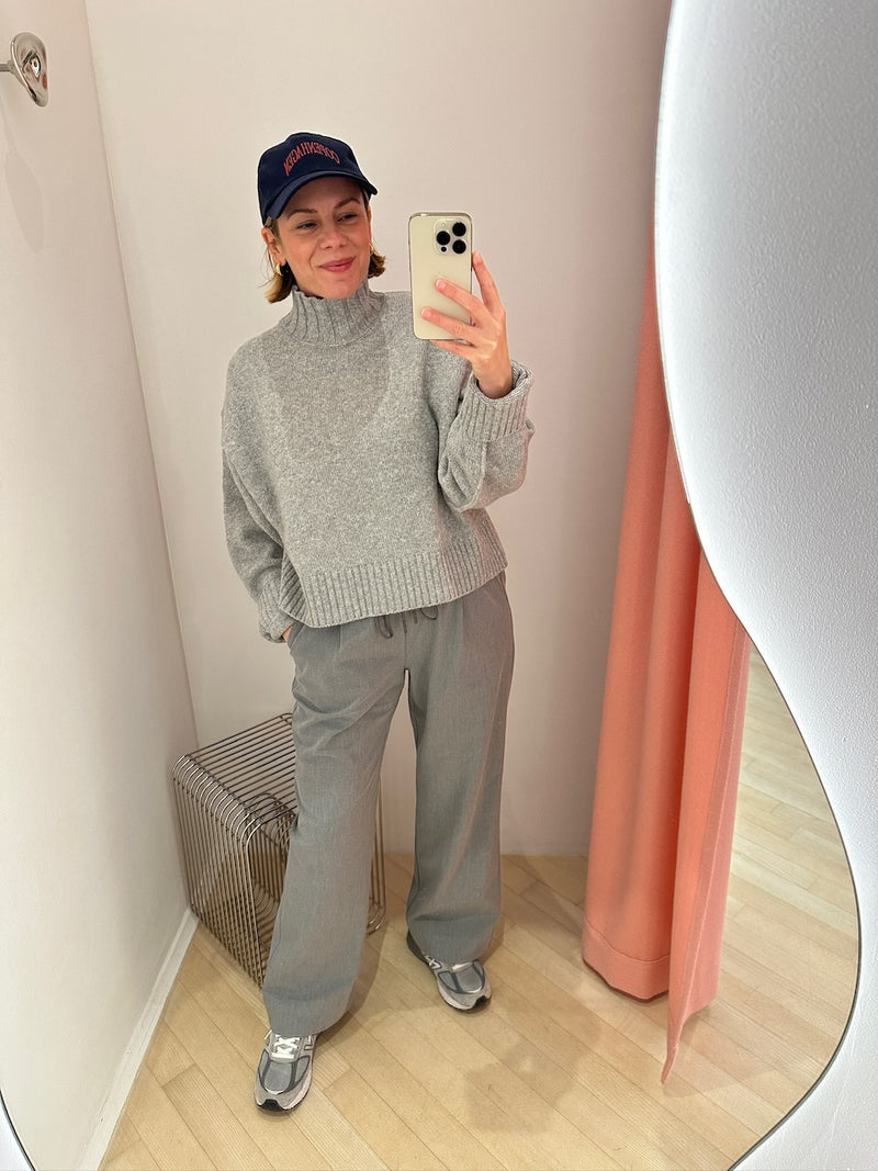 Ina Turtleneck Pullover grey melange