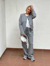 Scott Drawstring Pants light grey melange