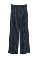 Darcey Pinstripe Trousers black pinstripe