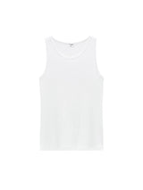 Fine Rib Tank white