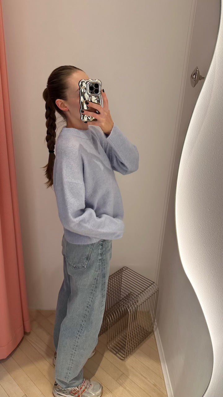 Fluffy Sweater ice blue