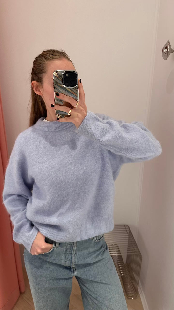 Fluffy Sweater ice blue