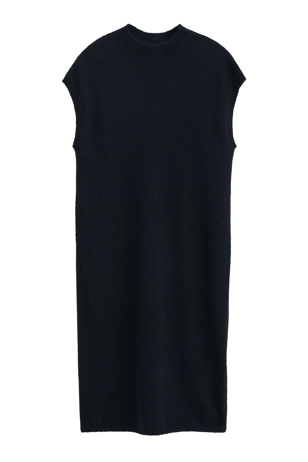 Wool Yak Dress black