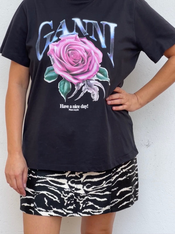 Basic Jersey Rose Relaxed T-shirt phantom