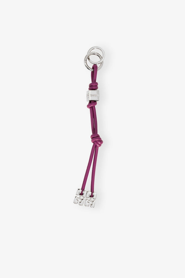 Ganni Bou Keyring boysenberry