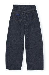 Fluffy Denim Wide Jeans rinse