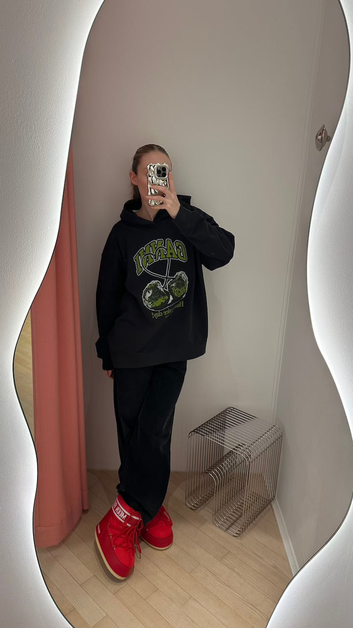 Isoli Cherries Oversized Hoodie phantom